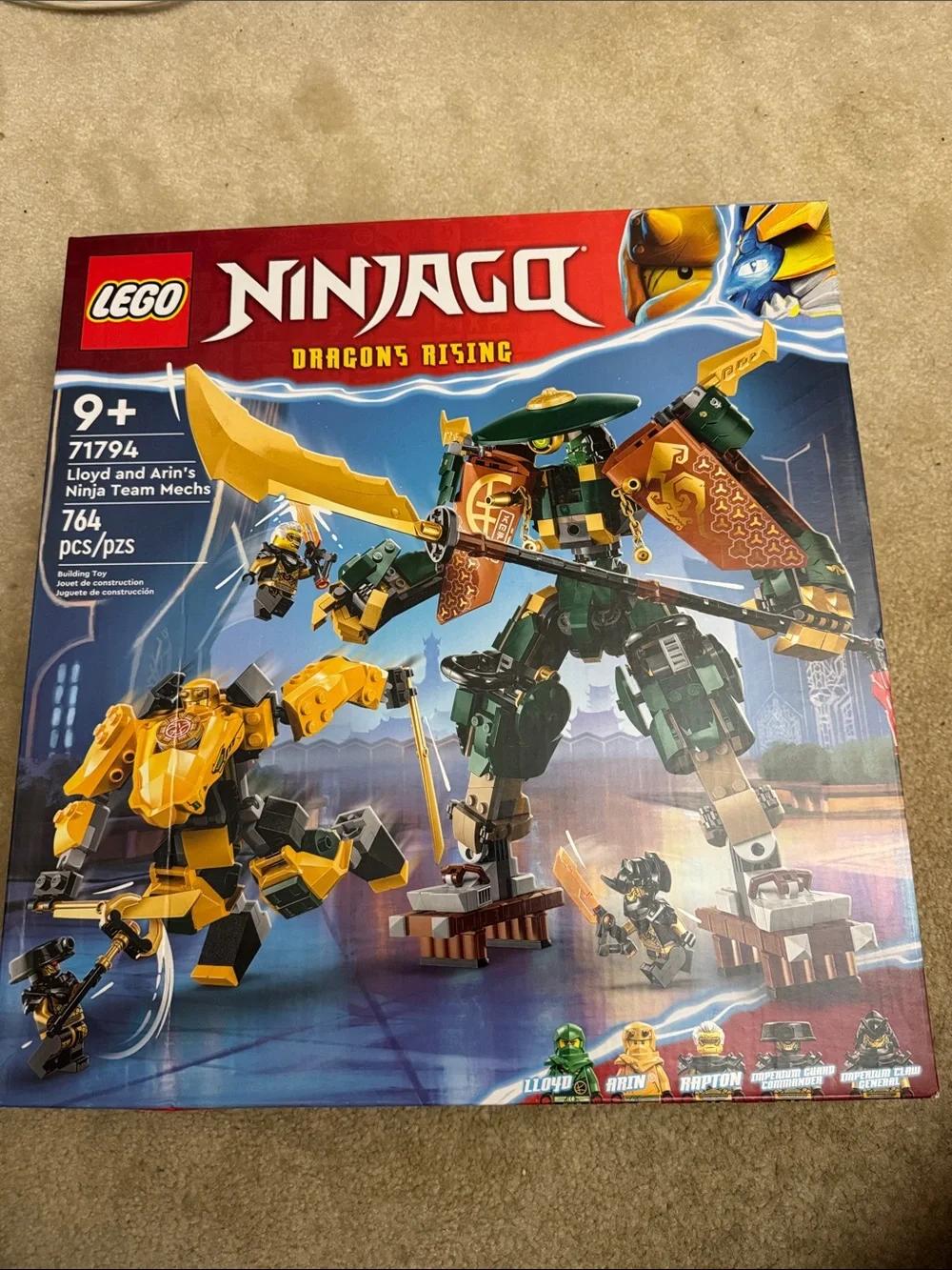 Lego Ninjago Dragons Rising Mech Pack - Green & Yellow